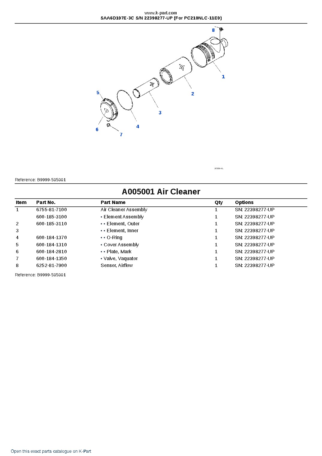 SAA6D107E-3C S/N 22398277-UP (For PC210NLC-11E0) – sample page 5