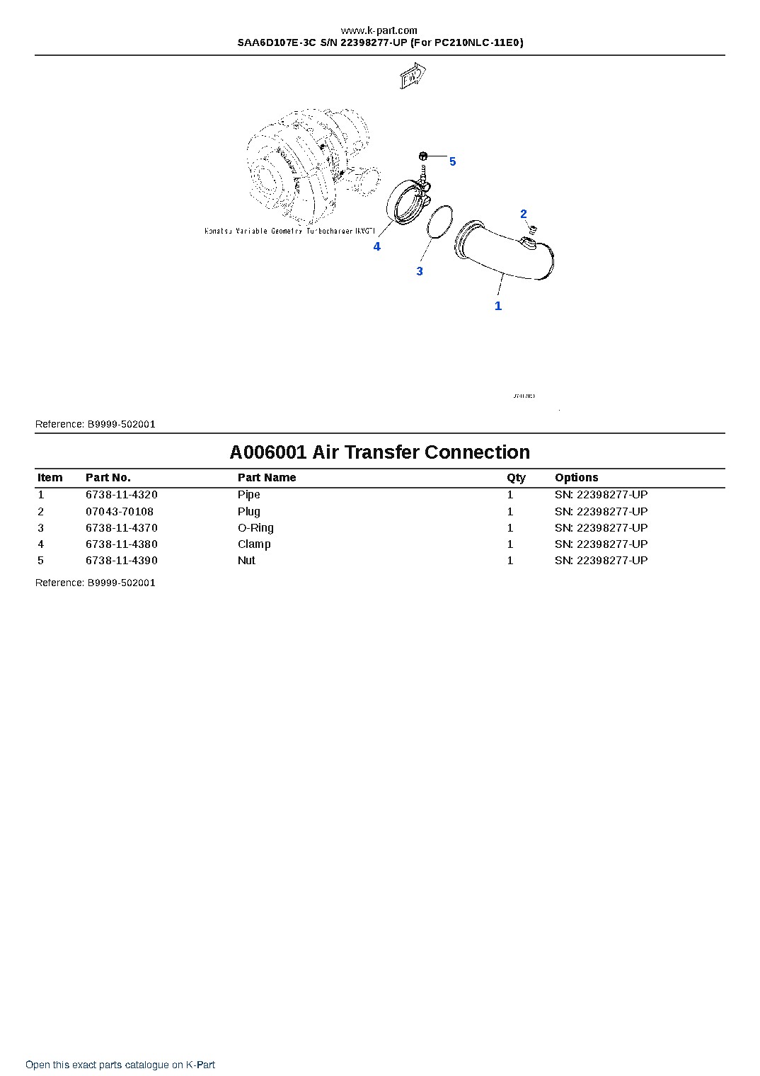 SAA6D107E-3C S/N 22398277-UP (For PC210NLC-11E0) – sample page 6