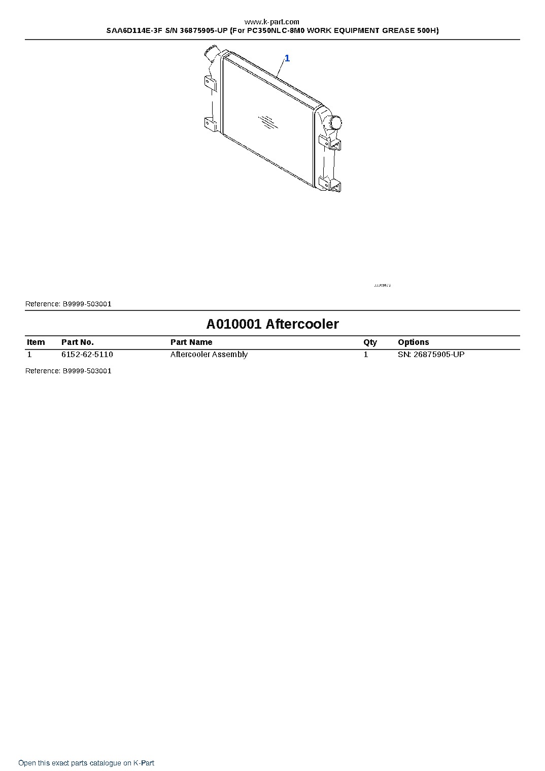 SAA6D114E-3F S/N 36875905-UP (For PC350NLC-8M0 WORK EQUIPMENT GREASE 500H) – sample page 10 SAA6D114E-3F S/N 36875905-UP (For PC350NLC-8M0 WORK EQUIPMENT GREASE 500H) – sample page 10