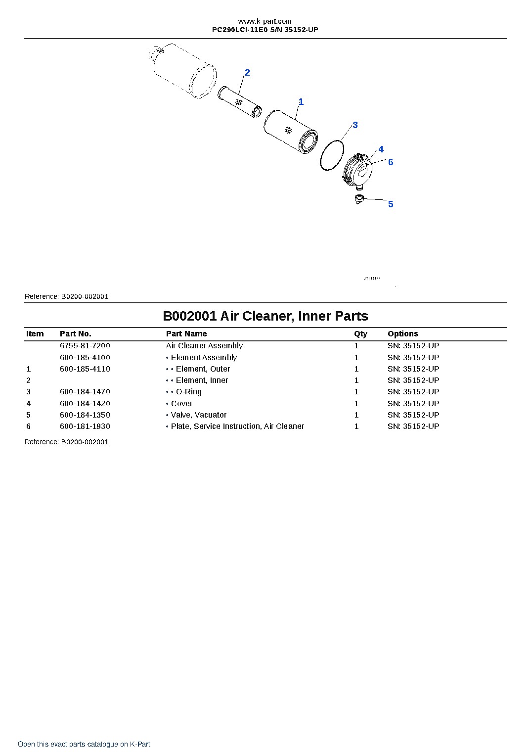 PC290LCI-11E0 S/N 35152-UP – sample page 2