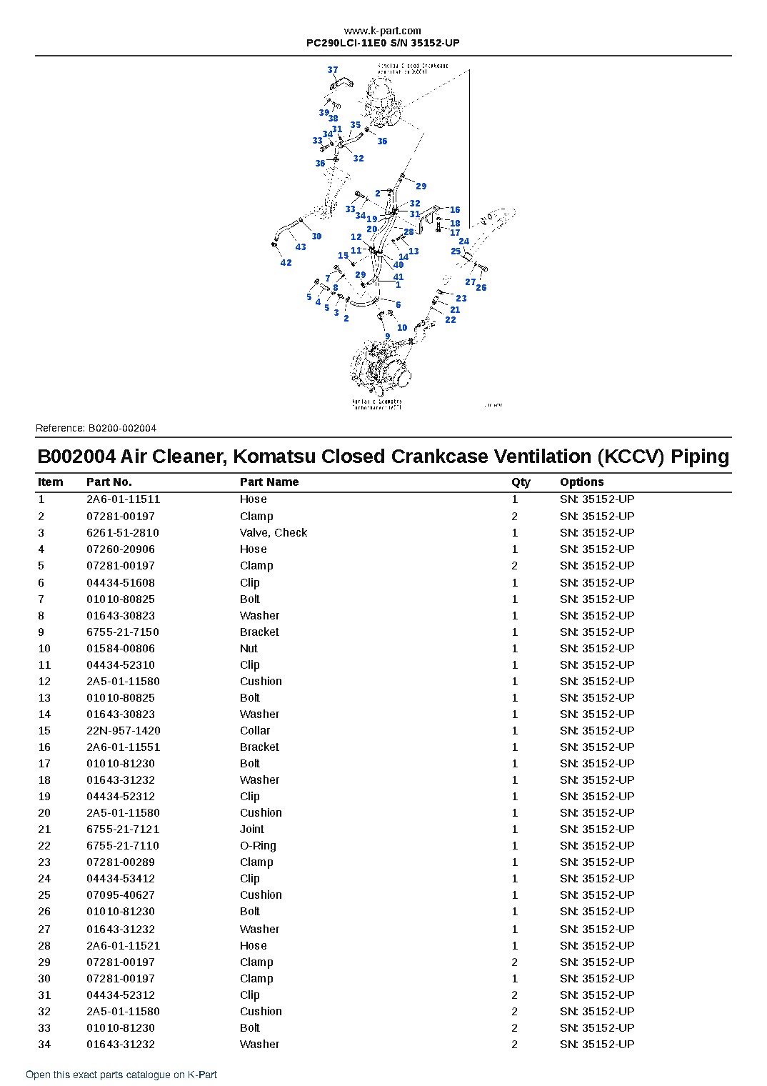 PC290LCI-11E0 S/N 35152-UP – sample page 5