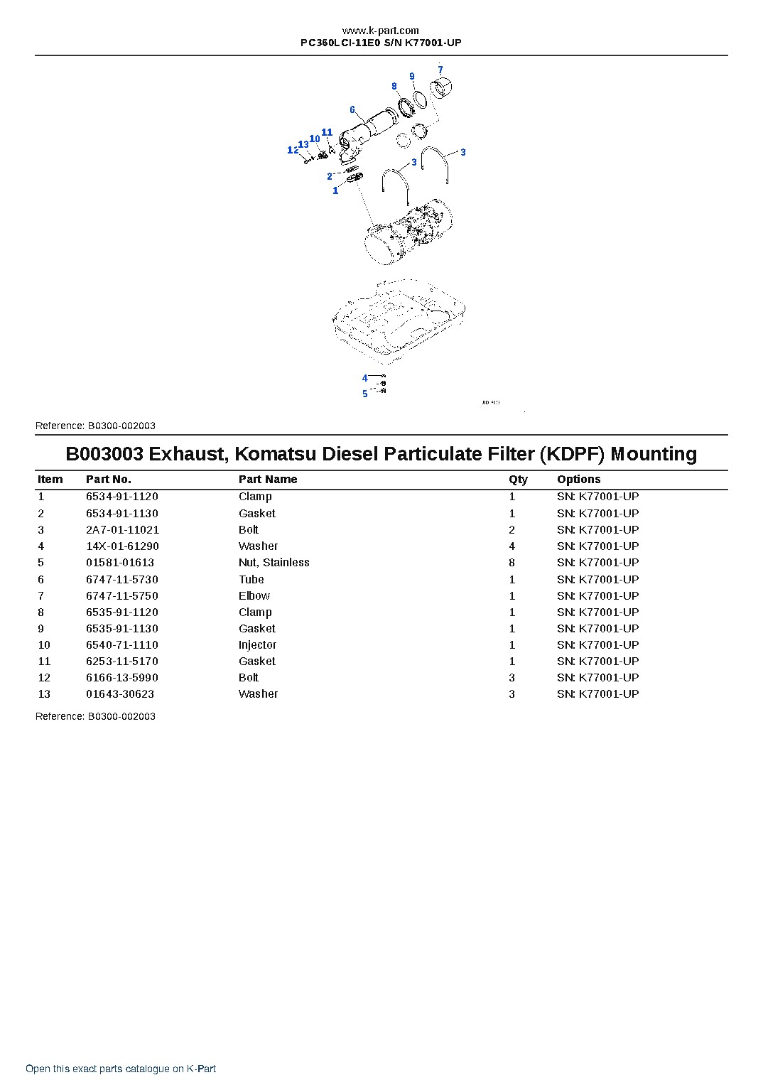 PC360LCI-11E0 S/N K77001-UP – sample page 10 PC360LCI-11E0 S/N K77001-UP – sample page 10