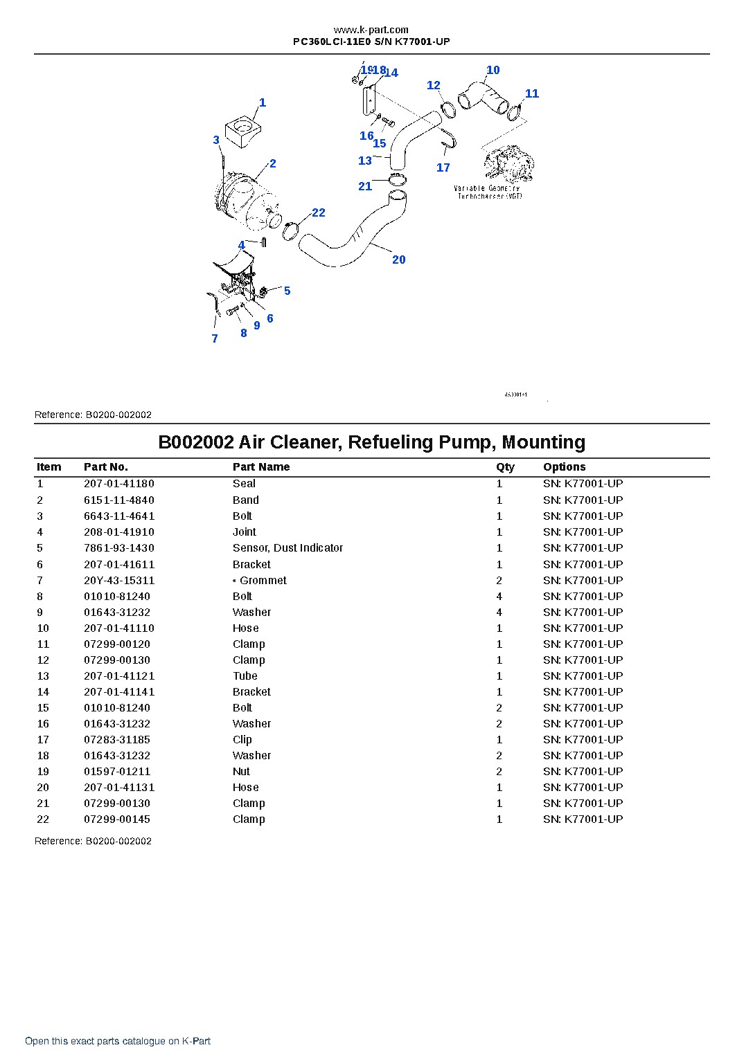 PC360LCI-11E0 S/N K77001-UP – sample page 6 PC360LCI-11E0 S/N K77001-UP – sample page 6