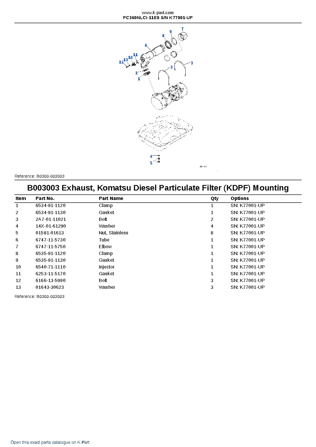 PC360NLCI-11E0 S/N K77001-UP – sample page 10 PC360NLCI-11E0 S/N K77001-UP – sample page 10