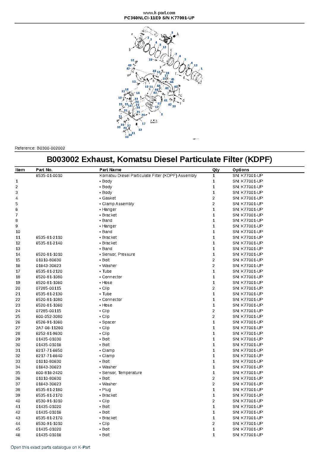 PC360NLCI-11E0 S/N K77001-UP – sample page 8 PC360NLCI-11E0 S/N K77001-UP – sample page 8