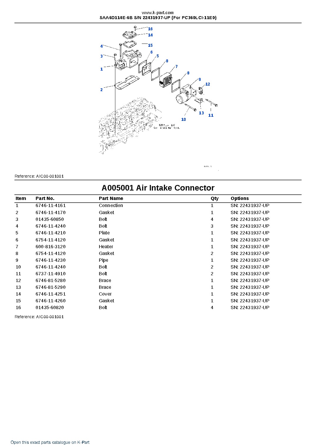 SAA6D114E-6B S/N 22431937-UP (For PC360LCI-11E0) – sample page 5 SAA6D114E-6B S/N 22431937-UP (For PC360LCI-11E0) – sample page 5