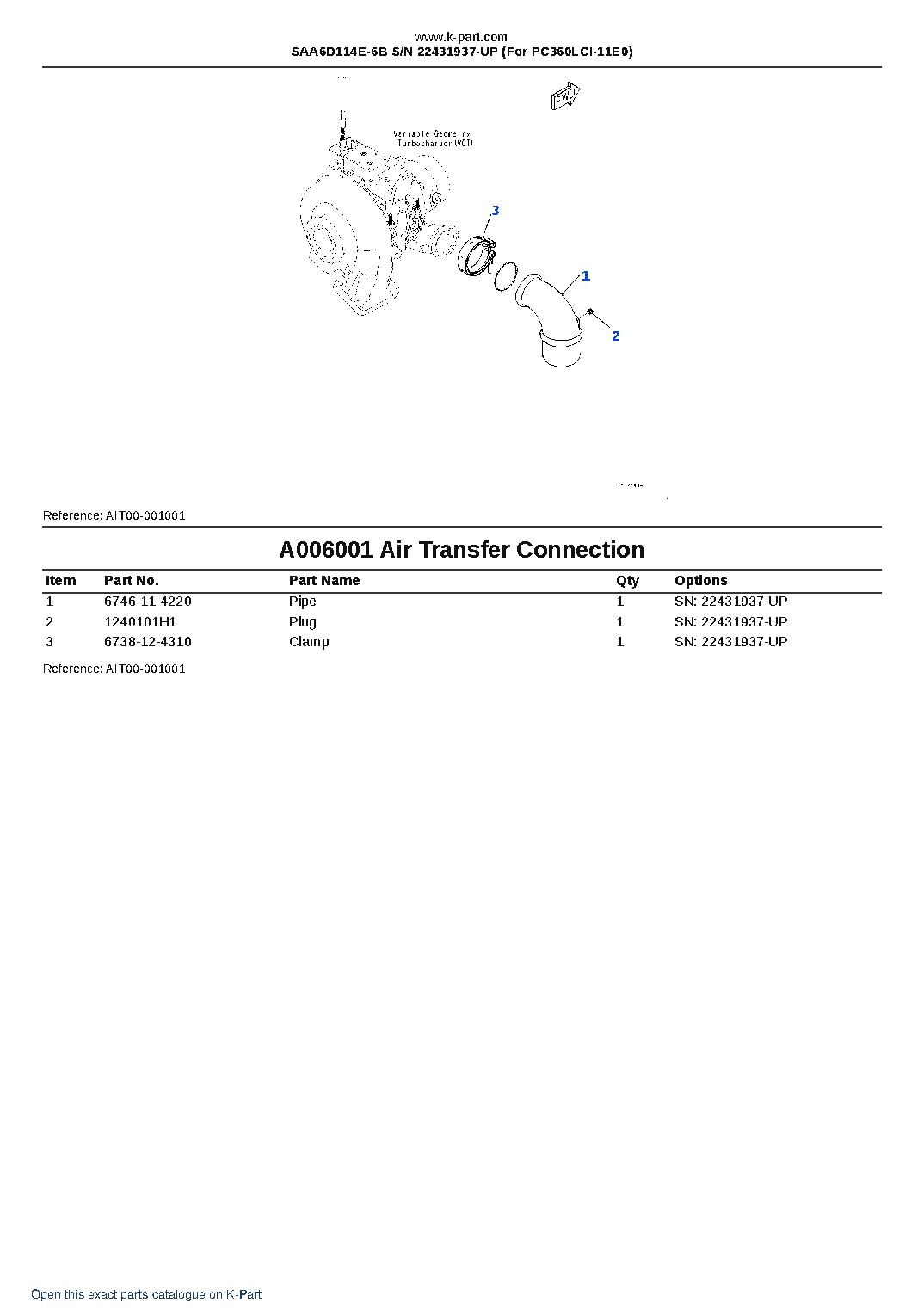 SAA6D114E-6B S/N 22431937-UP (For PC360LCI-11E0) – sample page 6 SAA6D114E-6B S/N 22431937-UP (For PC360LCI-11E0) – sample page 6