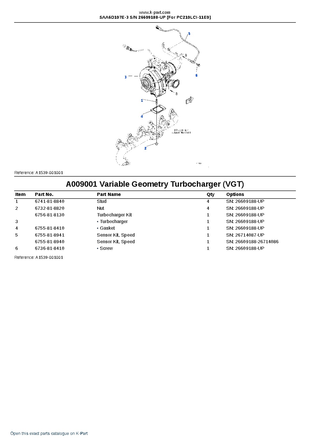 SAA6D107E-3 S/N 26609188-UP (For PC210LCI-11E0) – sample page 9 SAA6D107E-3 S/N 26609188-UP (For PC210LCI-11E0) – sample page 9