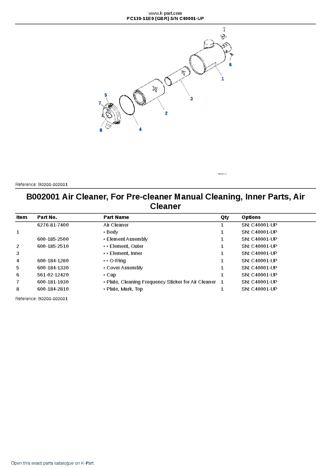 PC130-11E0 (GBR) S/N C40001-UP – sample page 4 PC130-11E0 (GBR) S/N C40001-UP – sample page 4
