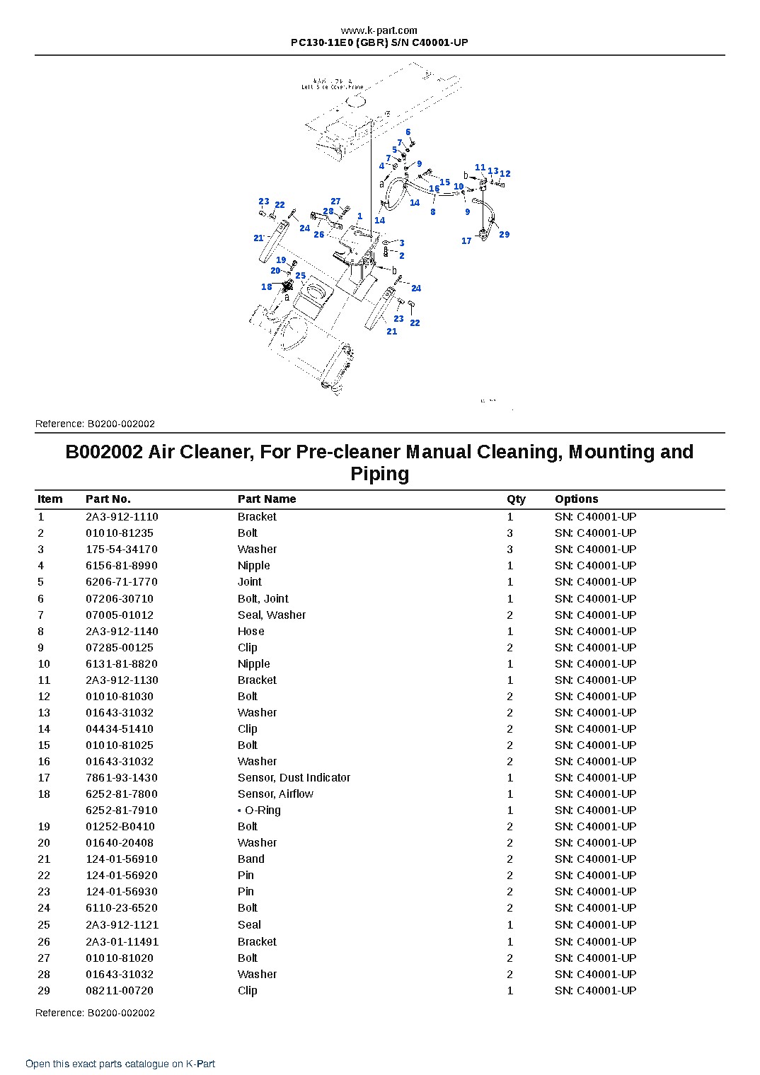 PC130-11E0 (GBR) S/N C40001-UP – sample page 5 PC130-11E0 (GBR) S/N C40001-UP – sample page 5