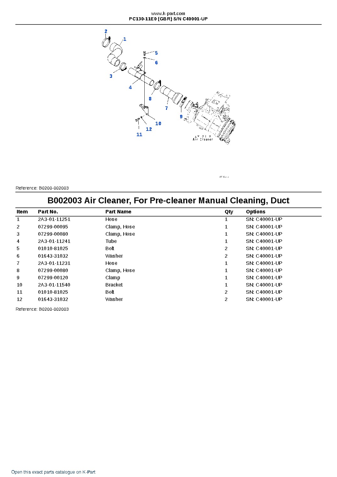 PC130-11E0 (GBR) S/N C40001-UP – sample page 6 PC130-11E0 (GBR) S/N C40001-UP – sample page 6