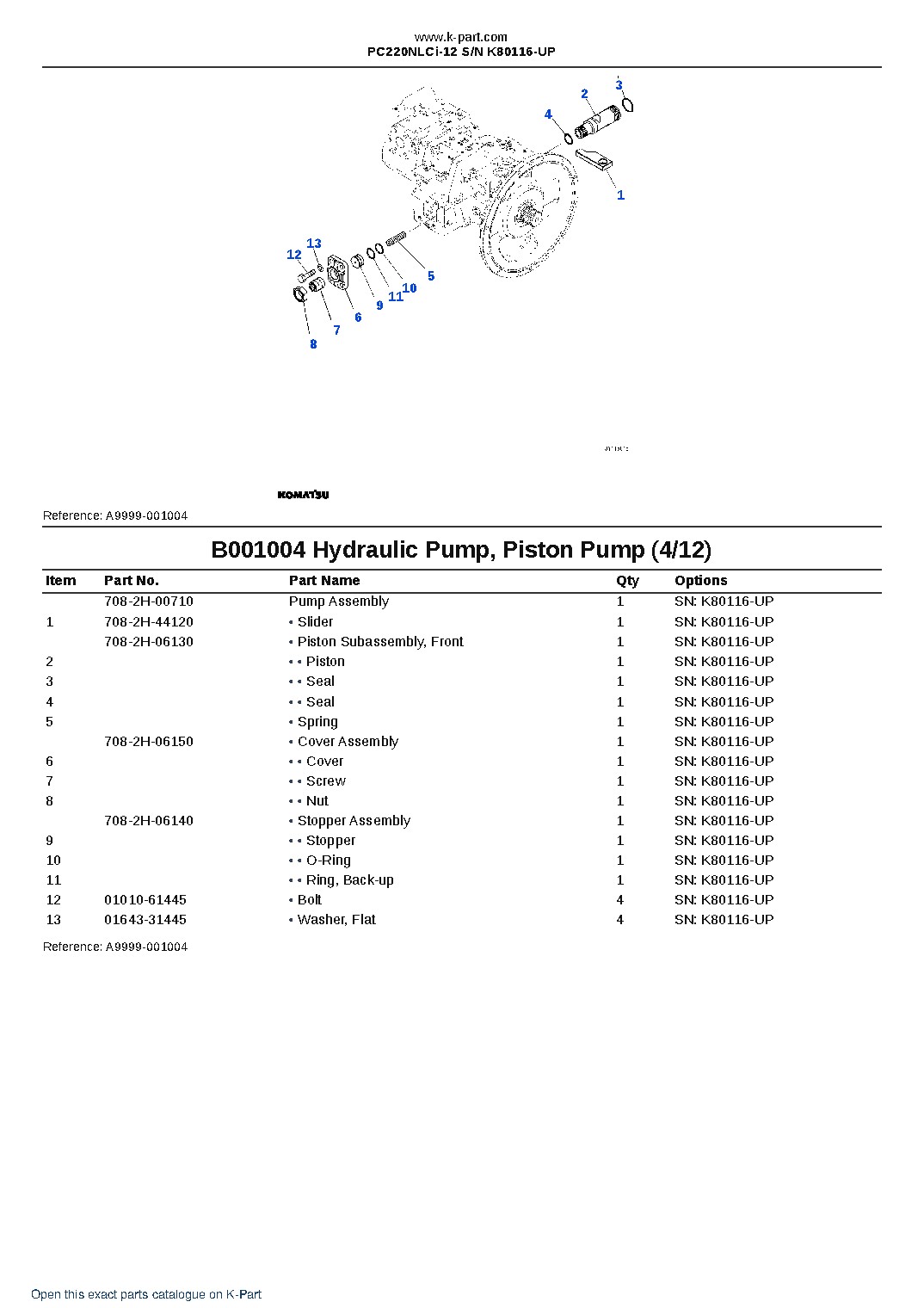 PC220NLCi-12 S/N K80116-UP – sample page 4