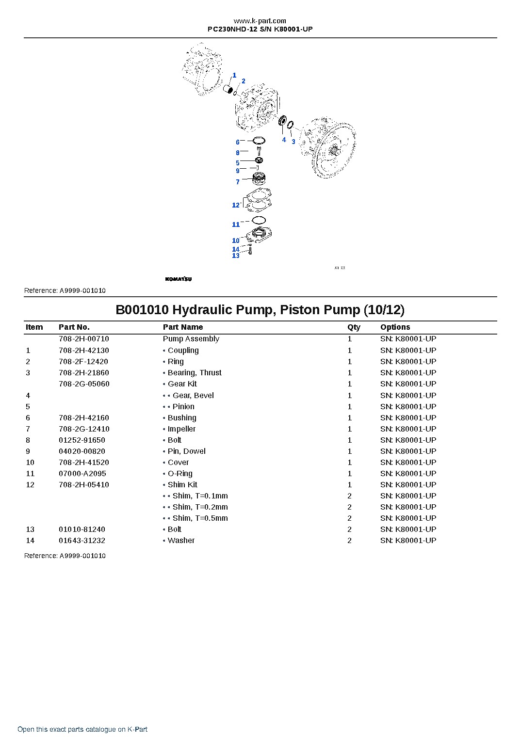 PC230NHD-12 S/N K80001-UP – sample page 10 PC230NHD-12 S/N K80001-UP – sample page 10