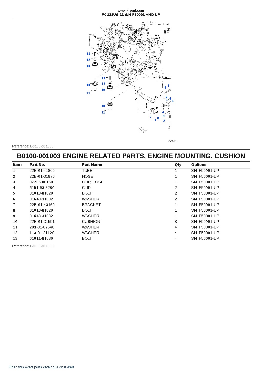 PC138US-11 S/N F50001 AND UP – sample page 4 PC138US-11 S/N F50001 AND UP – sample page 4