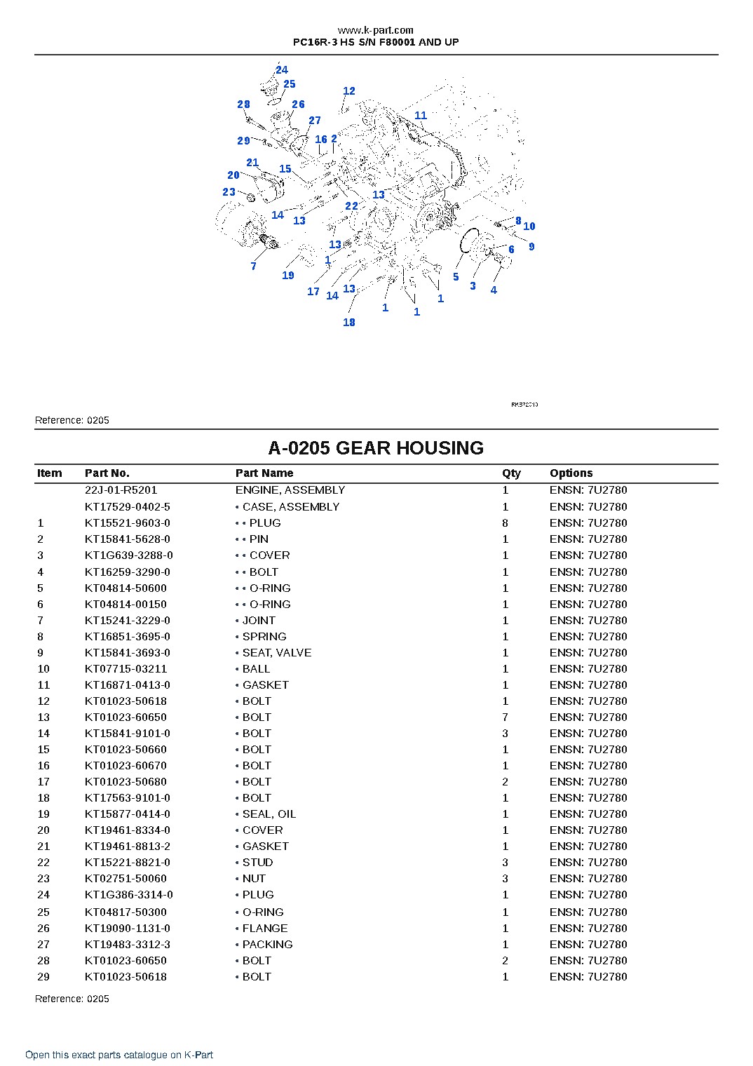 PC16R-3 HS S/N F80001 AND UP – sample page 10