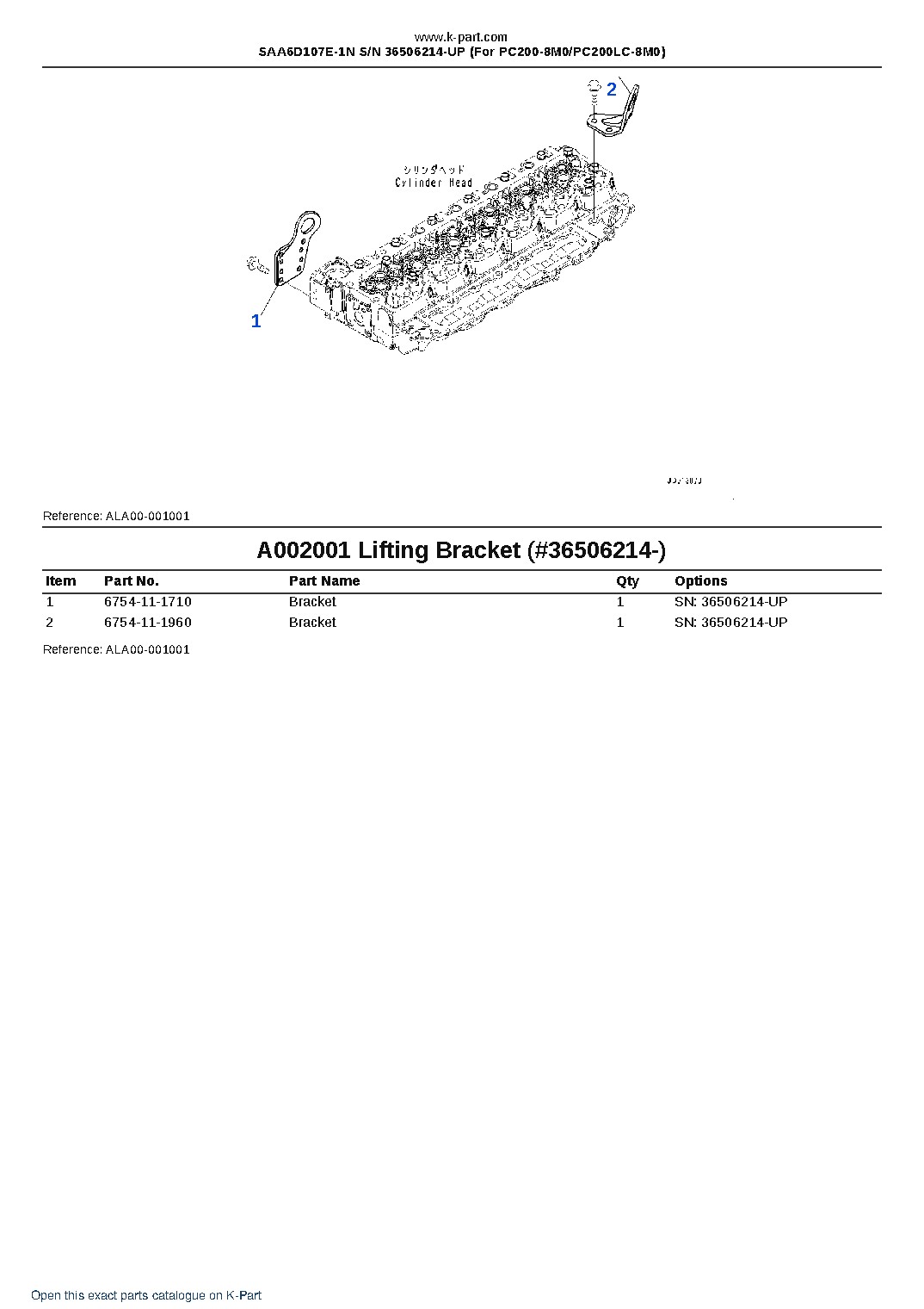 SAA6D107E-1N S/N 36506214-UP (For PC200-8M0/PC200LC-8M0) – sample page 2 SAA6D107E-1N S/N 36506214-UP (For PC200-8M0/PC200LC-8M0) – sample page 2