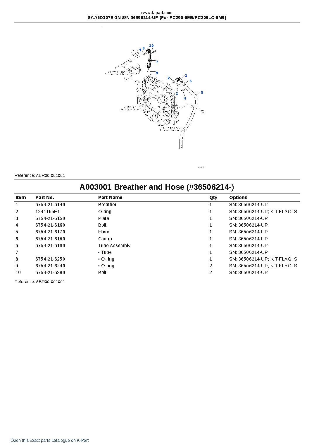 SAA6D107E-1N S/N 36506214-UP (For PC200-8M0/PC200LC-8M0) – sample page 3 SAA6D107E-1N S/N 36506214-UP (For PC200-8M0/PC200LC-8M0) – sample page 3