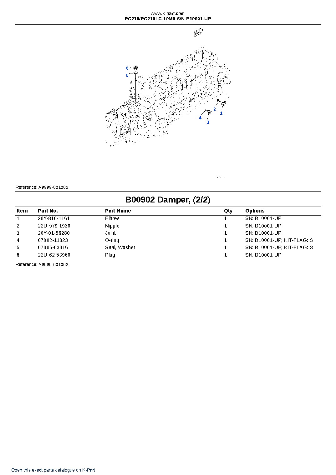 PC210/PC210LC-10M0 S/N B10001-UP – sample page 10 PC210/PC210LC-10M0 S/N B10001-UP – sample page 10