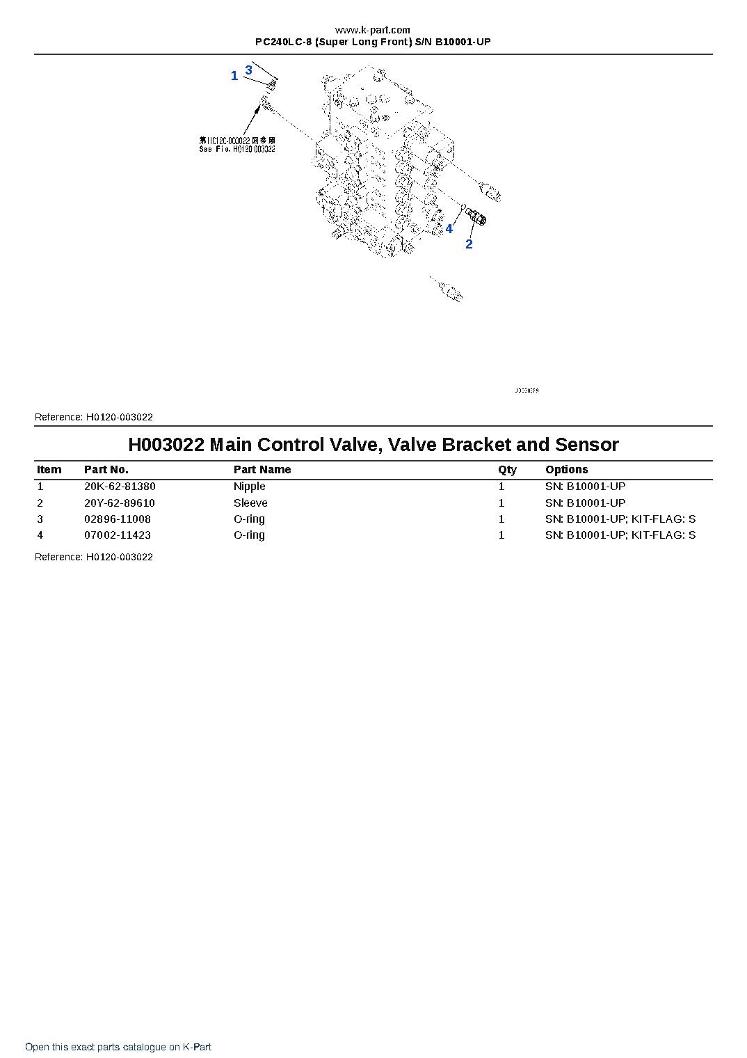 PC240LC-8 (Super Long Front) S/N B10001-UP – sample page 2