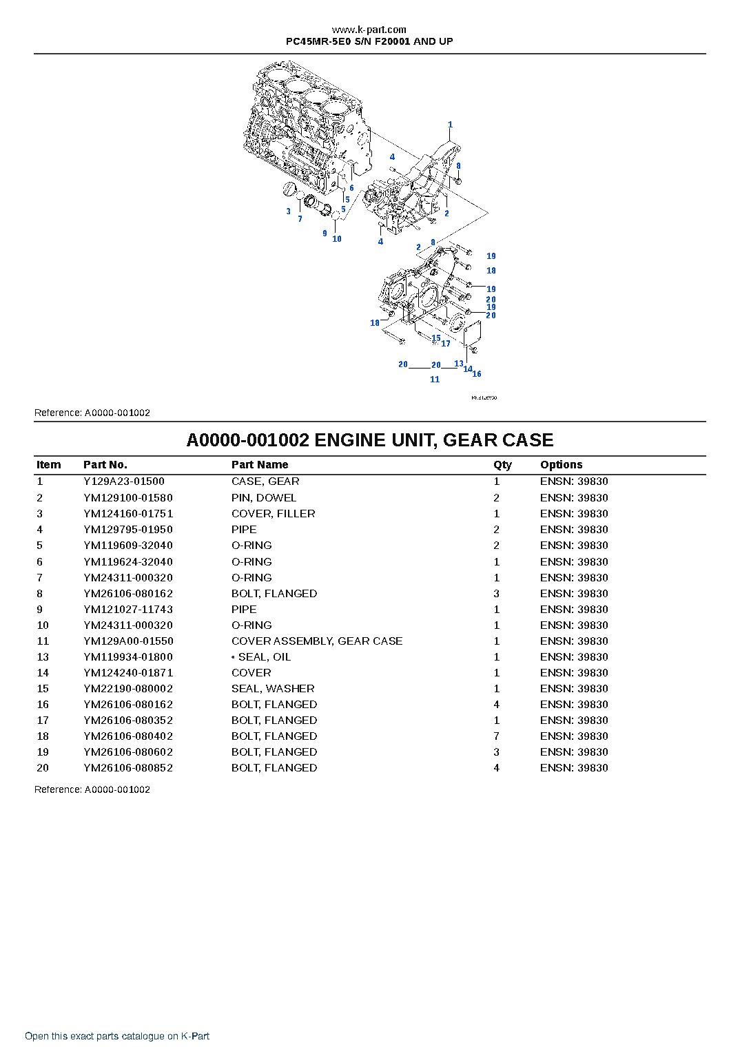 PC45MR-5E0 S/N F20001 AND UP – sample page 2 PC45MR-5E0 S/N F20001 AND UP – sample page 2