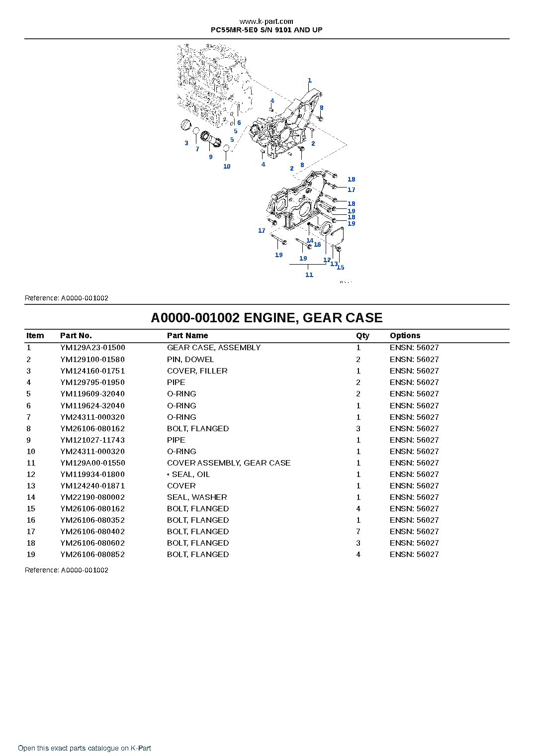 PC55MR-5E0 S/N 9101 AND UP – sample page 2 PC55MR-5E0 S/N 9101 AND UP – sample page 2