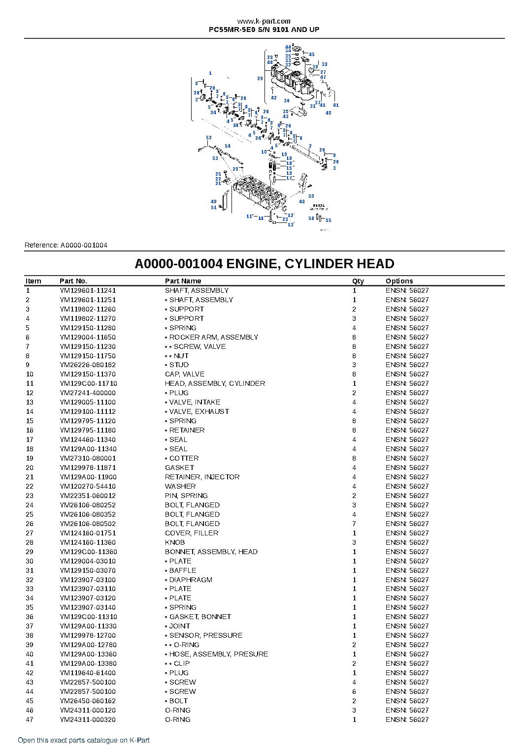 PC55MR-5E0 S/N 9101 AND UP – sample page 4 PC55MR-5E0 S/N 9101 AND UP – sample page 4