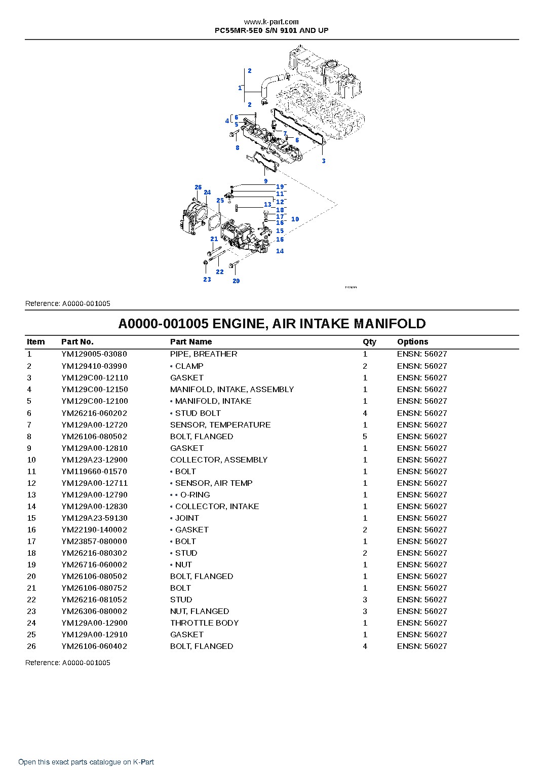 PC55MR-5E0 S/N 9101 AND UP – sample page 6 PC55MR-5E0 S/N 9101 AND UP – sample page 6