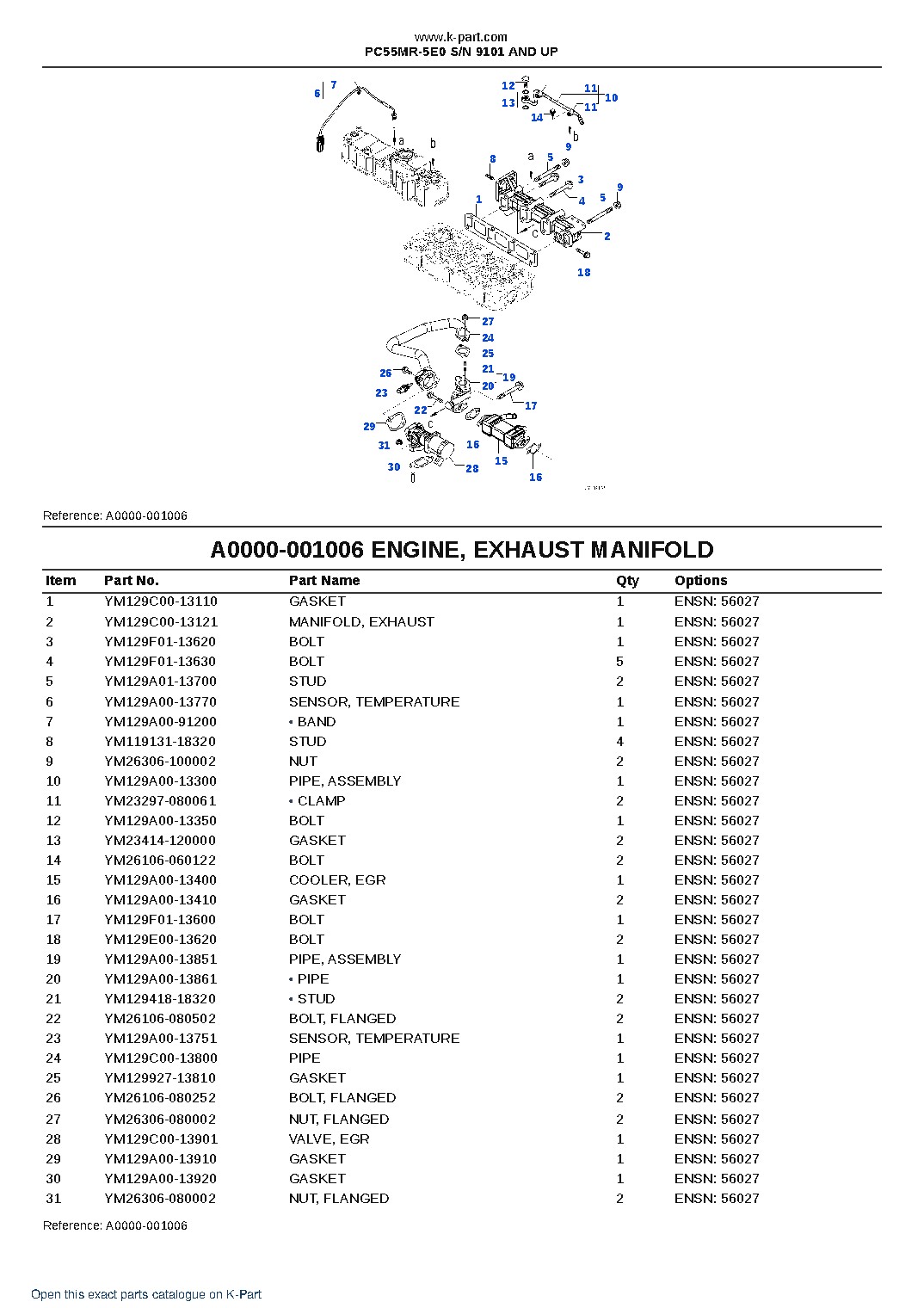 PC55MR-5E0 S/N 9101 AND UP – sample page 7 PC55MR-5E0 S/N 9101 AND UP – sample page 7