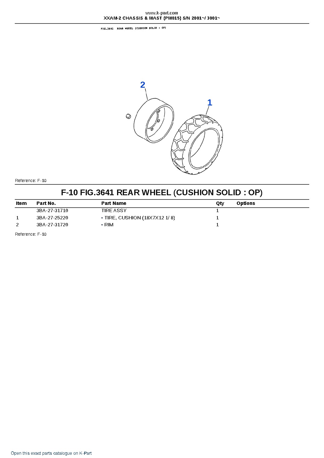 XXAM-2 CHASSIS & MAST (PM015) S/N 2001~/ 3001~ – sample page 10
