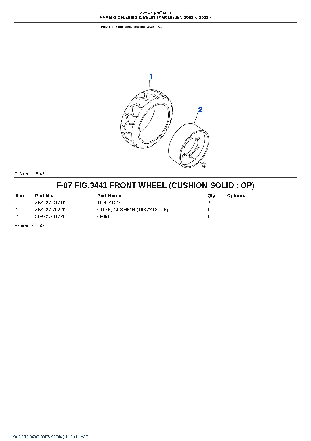 XXAM-2 CHASSIS & MAST (PM015) S/N 2001~/ 3001~ – sample page 7