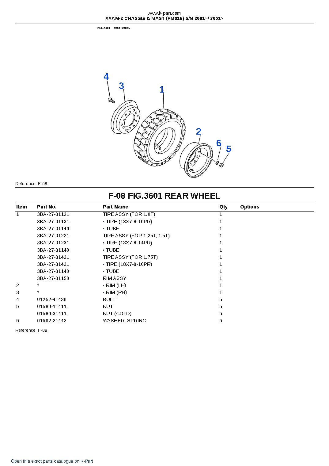 XXAM-2 CHASSIS & MAST (PM015) S/N 2001~/ 3001~ – sample page 8