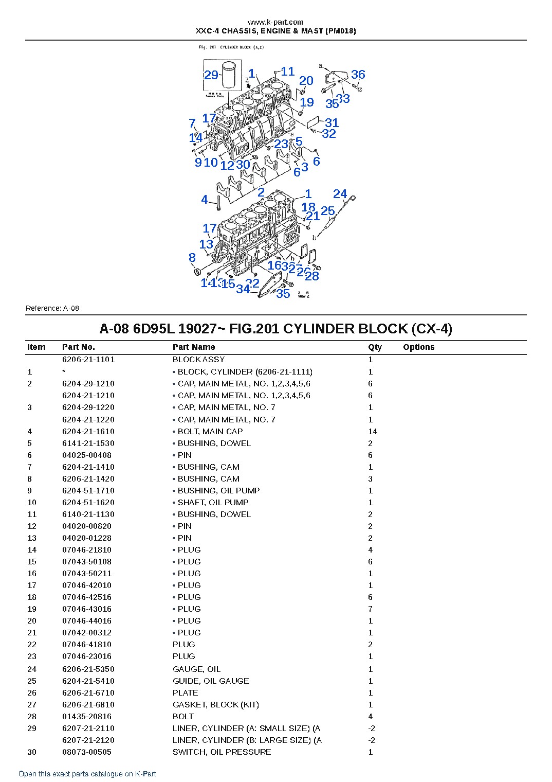 XXC-4 CHASSIS, ENGINE & MAST (PM018) – sample page 8 XXC-4 CHASSIS, ENGINE & MAST (PM018) – sample page 8