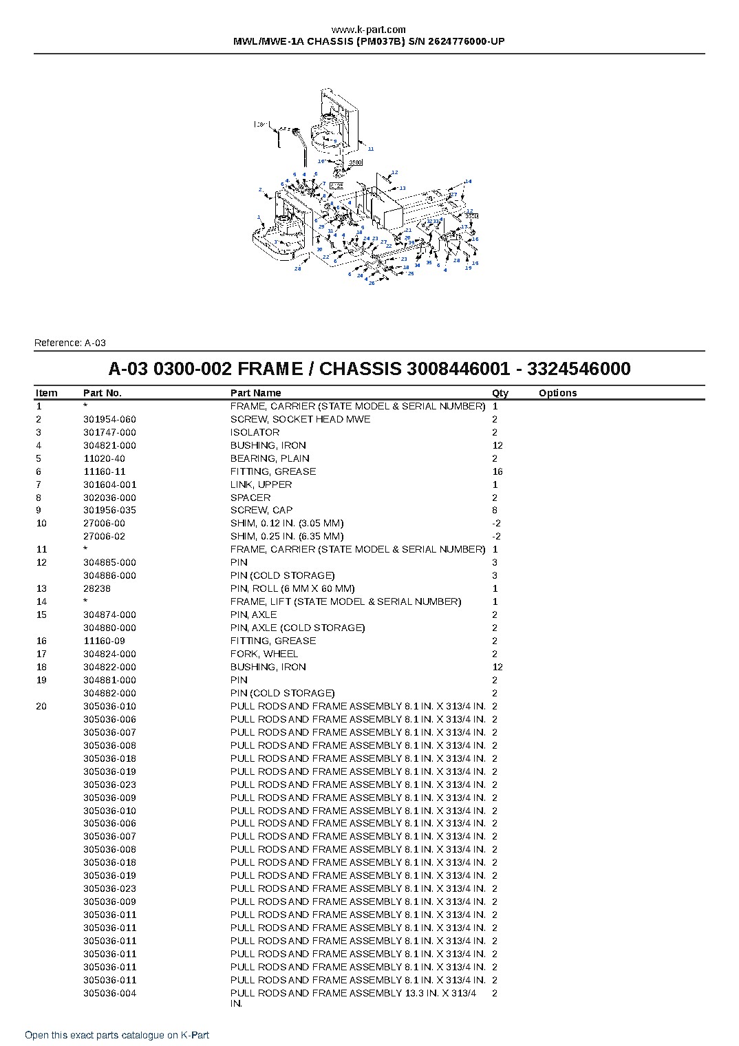 MWL/MWE-1A CHASSIS (PM037B) S/N 2624776000-UP – sample page 5 MWL/MWE-1A CHASSIS (PM037B) S/N 2624776000-UP – sample page 5