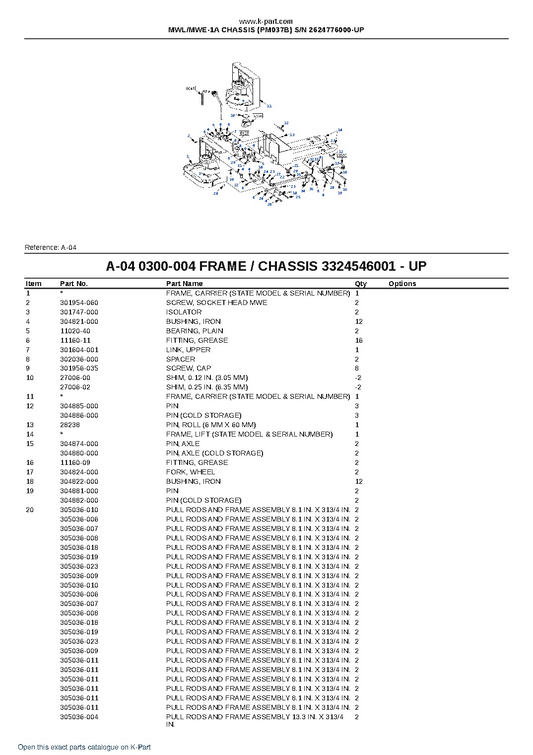 MWL/MWE-1A CHASSIS (PM037B) S/N 2624776000-UP – sample page 7 MWL/MWE-1A CHASSIS (PM037B) S/N 2624776000-UP – sample page 7