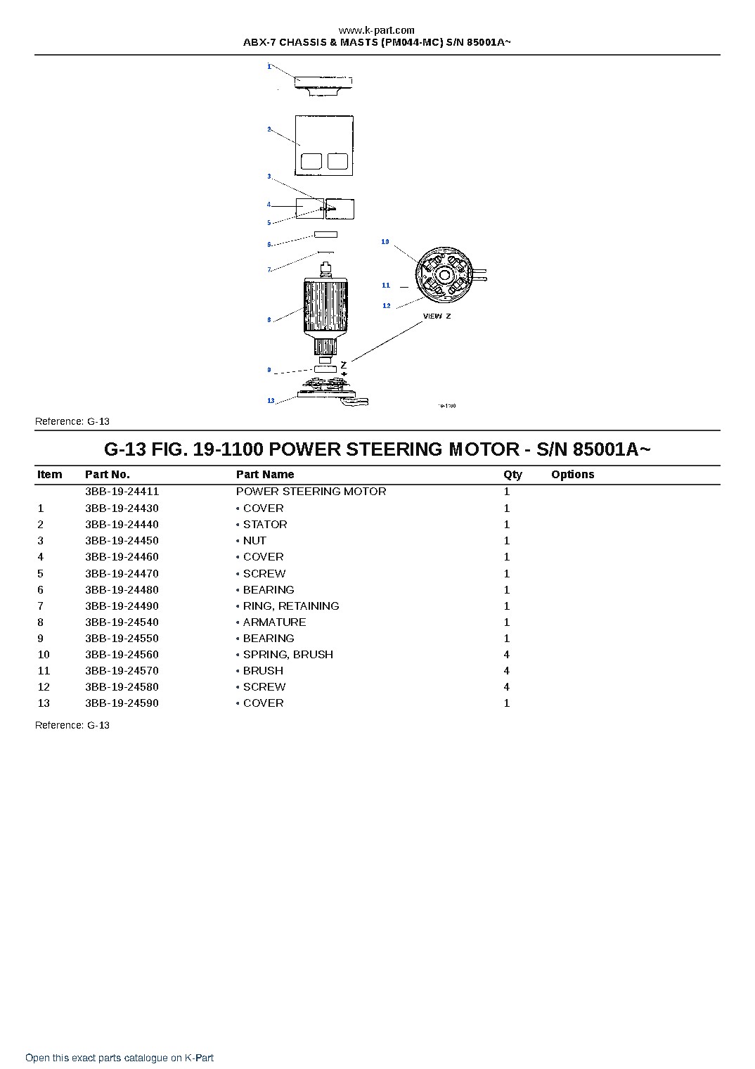 ABX-7 CHASSIS & MASTS (PM044-MC) S/N 85001A~ – sample page 8 ABX-7 CHASSIS & MASTS (PM044-MC) S/N 85001A~ – sample page 8