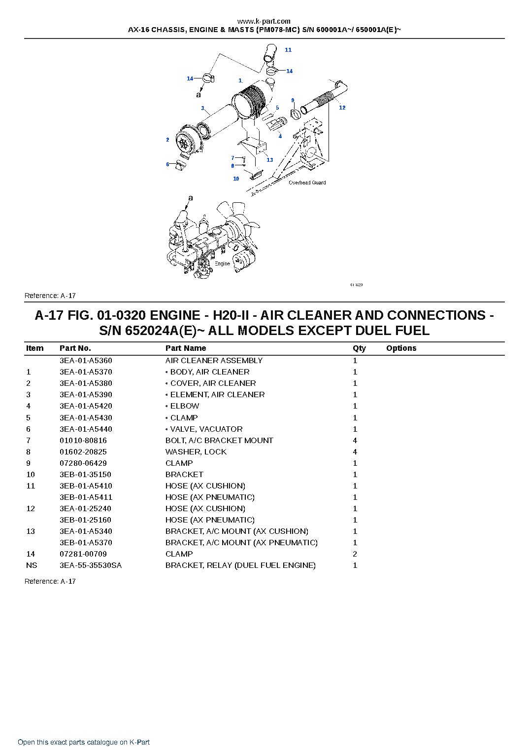 AX-16 CHASSIS, ENGINE & MASTS (PM078-MC) S/N 600001A~/ 650001A(E)~ – sample page 9 AX-16 CHASSIS, ENGINE & MASTS (PM078-MC) S/N 600001A~/ 650001A(E)~ – sample page 9