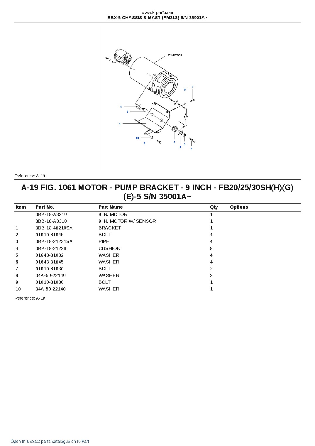 BBX-5 CHASSIS & MAST (PM218) S/N 35001A~ – sample page 10