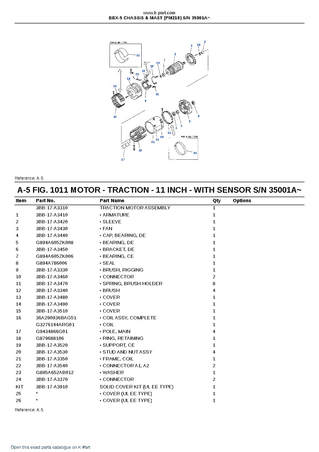 BBX-5 CHASSIS & MAST (PM218) S/N 35001A~ – sample page 3