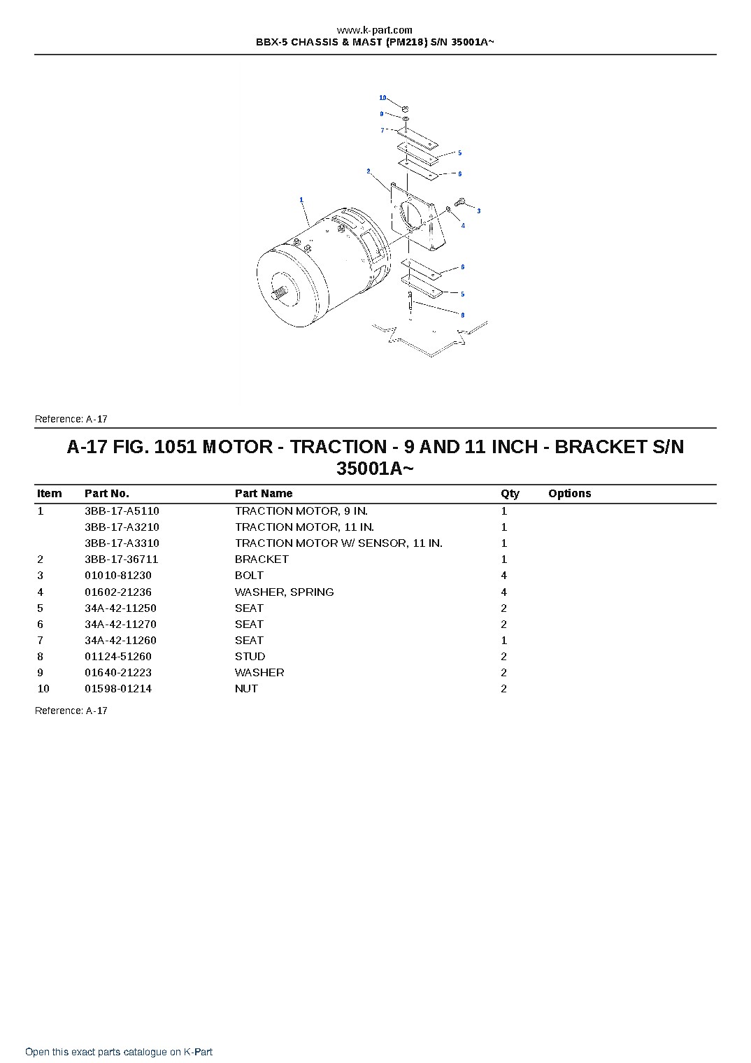 BBX-5 CHASSIS & MAST (PM218) S/N 35001A~ – sample page 9