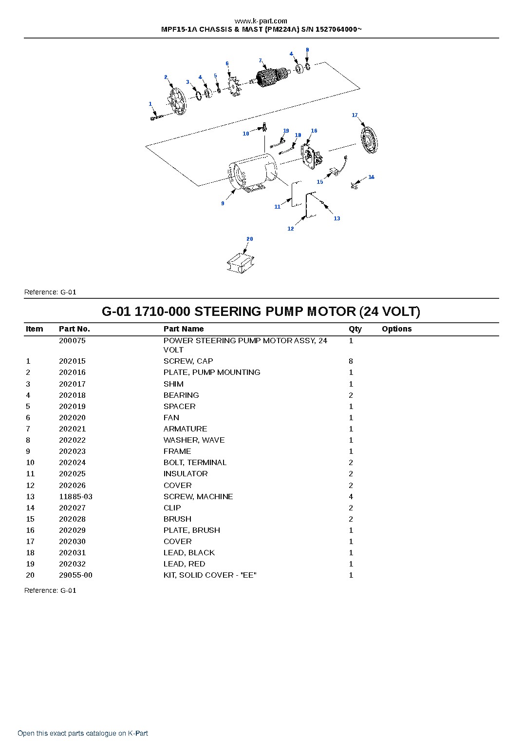 MPF15-1A CHASSIS & MAST (PM224A) S/N 1527064000~ – sample page 3