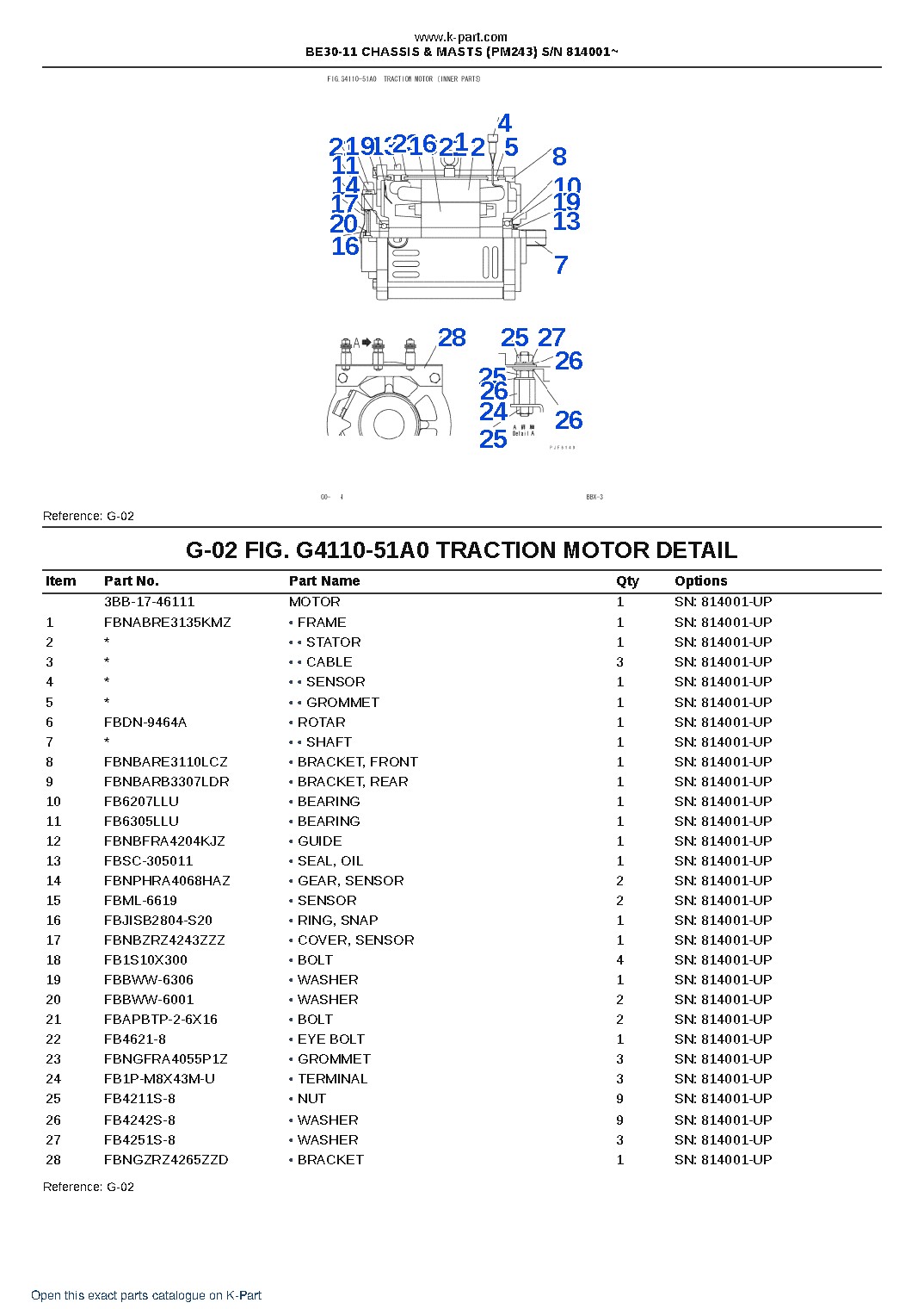 BE30-11 CHASSIS & MASTS (PM243) S/N 814001~ – sample page 6