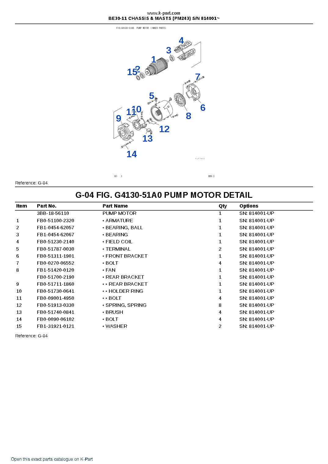 BE30-11 CHASSIS & MASTS (PM243) S/N 814001~ – sample page 8