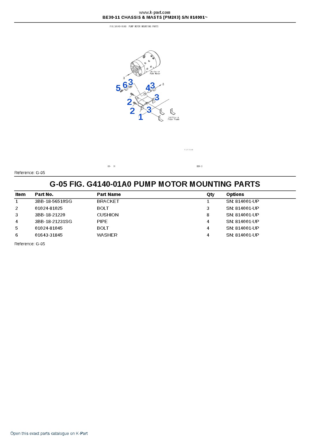 BE30-11 CHASSIS & MASTS (PM243) S/N 814001~ – sample page 9