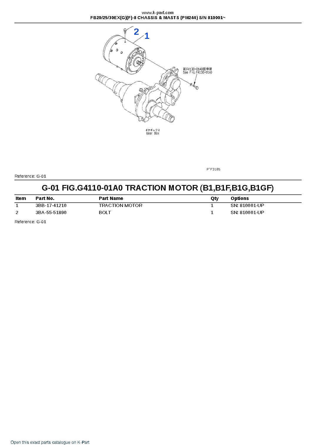 FB20/25/30EX(G)(F)-8 CHASSIS & MASTS (PM244) S/N 810001~ – sample page 8 FB20/25/30EX(G)(F)-8 CHASSIS & MASTS (PM244) S/N 810001~ – sample page 8