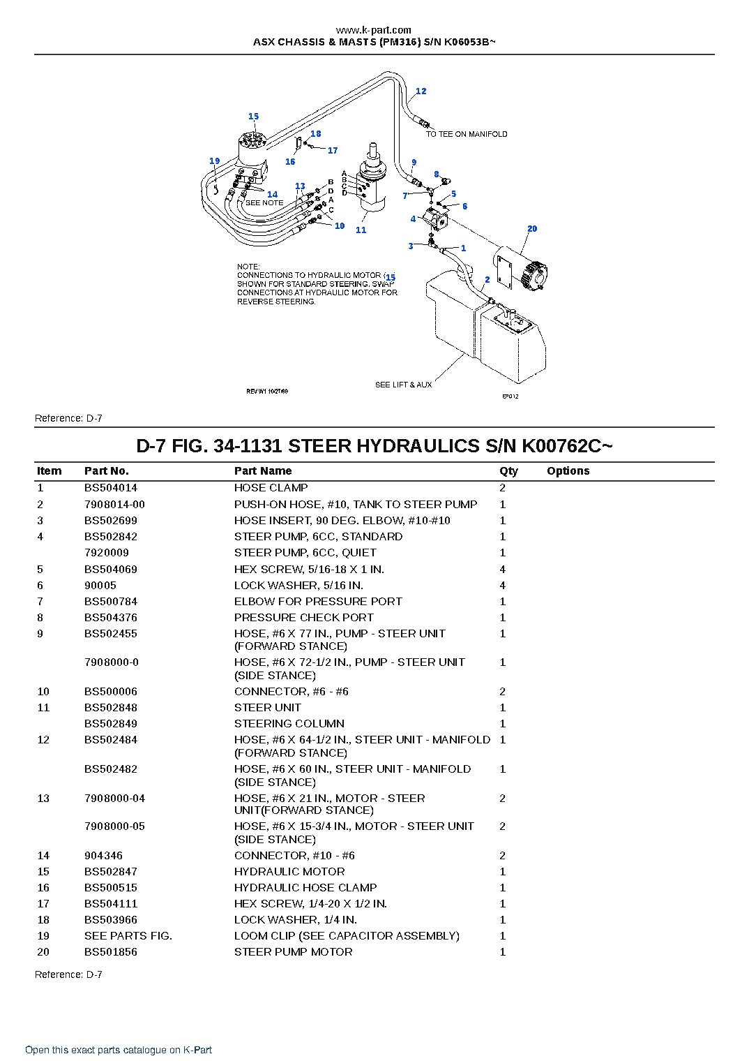 ASX CHASSIS & MASTS (PM316) S/N K06053B~ – sample page 10 ASX CHASSIS & MASTS (PM316) S/N K06053B~ – sample page 10