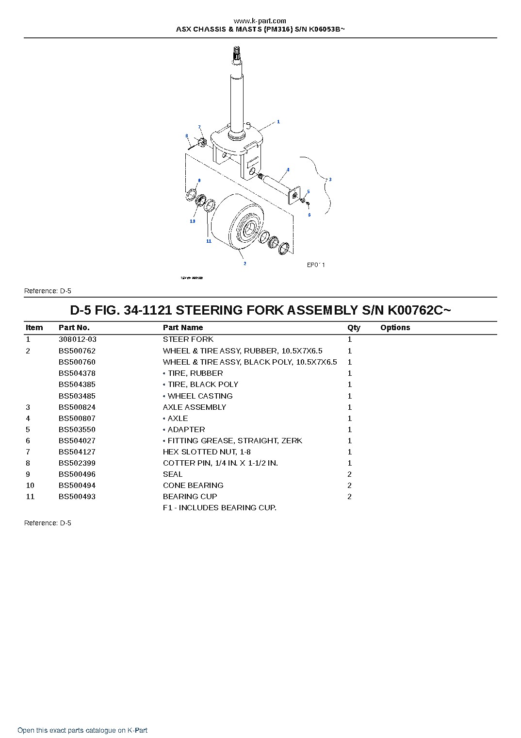ASX CHASSIS & MASTS (PM316) S/N K06053B~ – sample page 9 ASX CHASSIS & MASTS (PM316) S/N K06053B~ – sample page 9