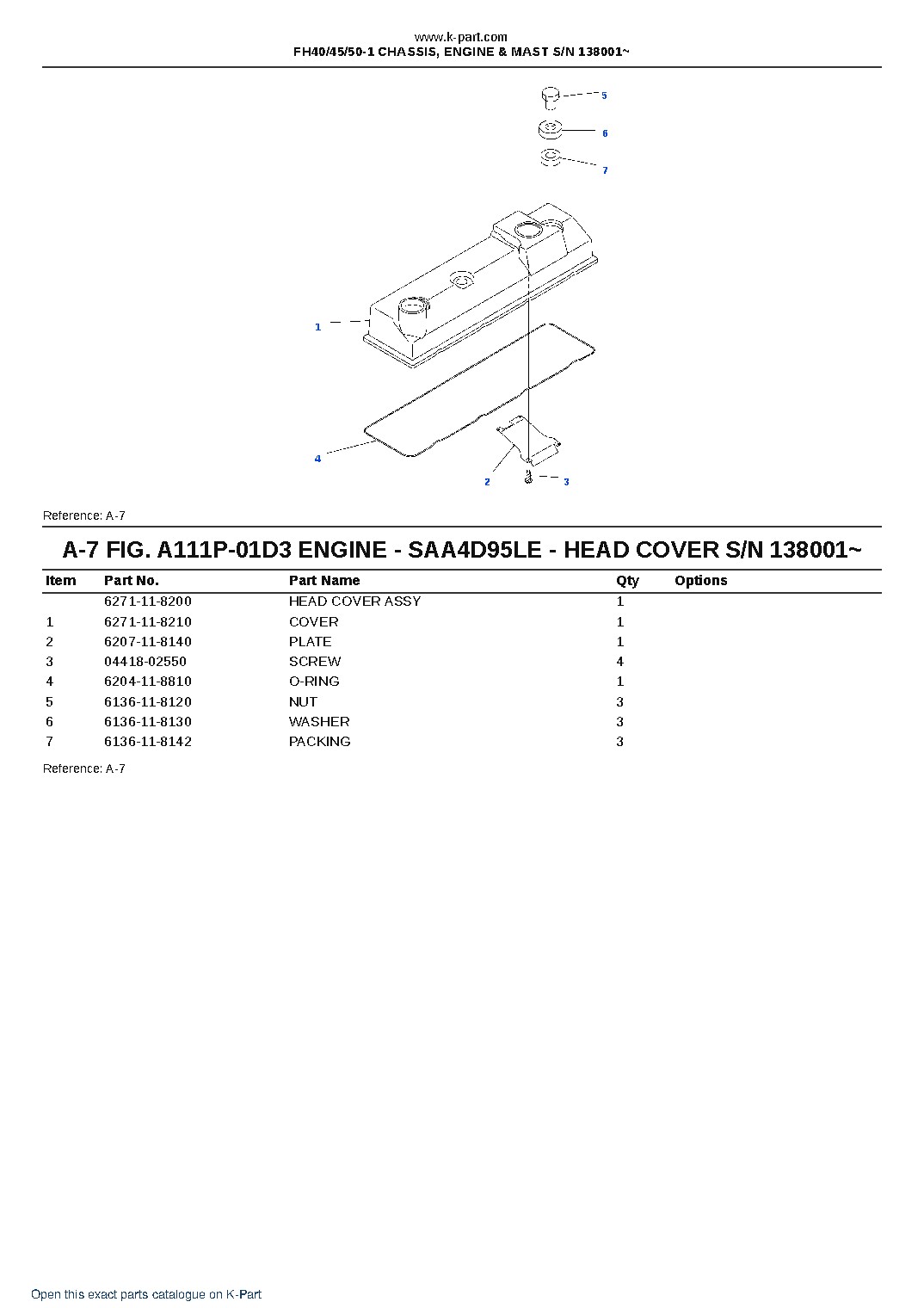 FH40/45/50-1 CHASSIS, ENGINE & MAST S/N 138001~ – sample page 4