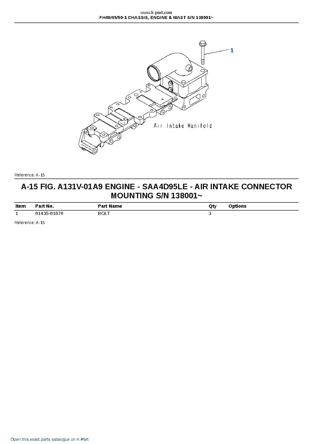 FH40/45/50-1 CHASSIS, ENGINE & MAST S/N 138001~ – sample page 8