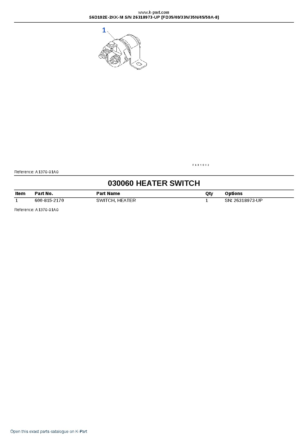 S6D102E-2KK-M S/N 26318973-UP (FD35/40/33N/35N/45/50A-8) – sample page 6 S6D102E-2KK-M S/N 26318973-UP (FD35/40/33N/35N/45/50A-8) – sample page 6