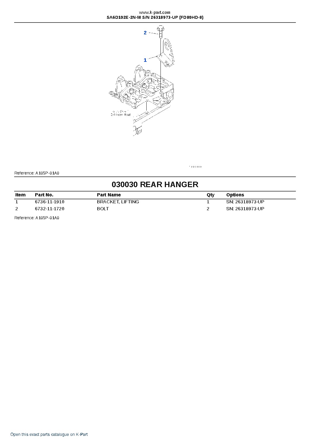 SA6D102E-2N-M S/N 26318973-UP (FD80HD-8) – sample page 3 SA6D102E-2N-M S/N 26318973-UP (FD80HD-8) – sample page 3